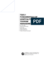 TQOU Fundamentals of Hospitality and Tourism Management