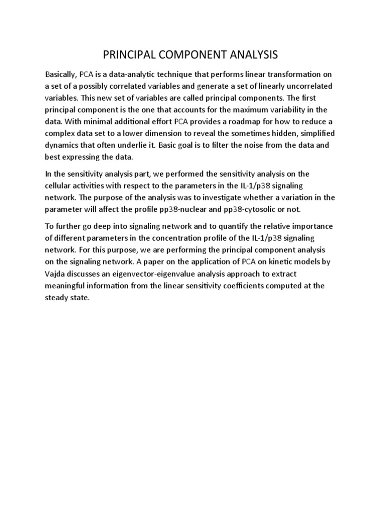 Principal Component Analysis | PDF | Principal Component Analysis ...