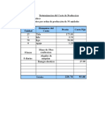 Calculo de Costos-Fundas para Mochilas