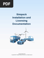 Simpack 2018.1 InstallationGuide