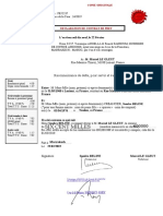 DECLARATION DE CONTRAT DE PRET ET RECONNAISSANCE DE DETTE- MAROC 3