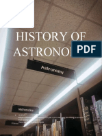 HISTORY OF ASTRONOMY