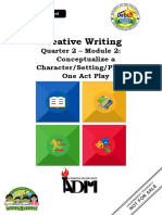 CreativeWriting12 Q2 Mod2 Conceptualize A Character Etc PDF