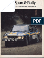 SAAB Sport Rally Catalogue 1978