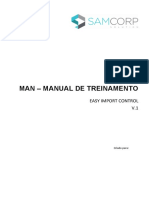 Manual de treinamento Easy Import Control