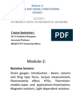 Sensor and Signal Conditioning