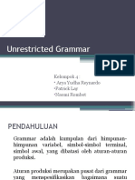 Unrestricted Grammar