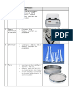 Matériel et produit pour les analyses