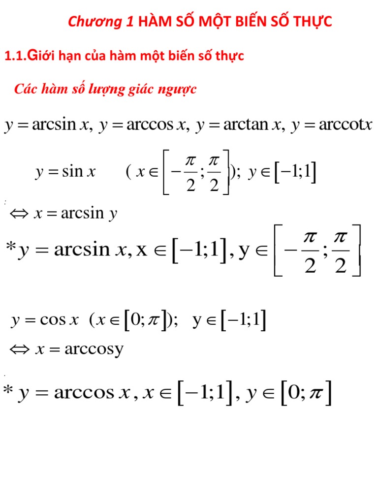Arcsin, Arccos, Arctan, Arccot: y Xy Xy Xy X | PDF