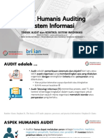 211.M01.TAKSI - Aspek Humanis Auditing Sistem Informasi