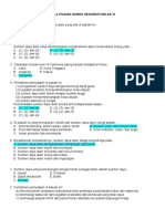 Soal Pilihan Ganda Geografi