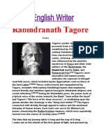 Rabindranath Tagore: Indian English Writer