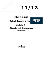 General Mathematics: Simple and Compound Interest