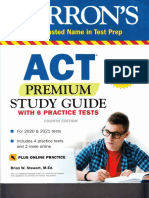 L - 3261 ACT Premium Study Guide 4th Edition