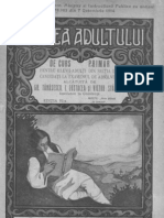 Cartea adultului de curs primar coprinzând materiile de Limba Română, Aritmetică şi Geometrie, Religie, Istorie, geografie
