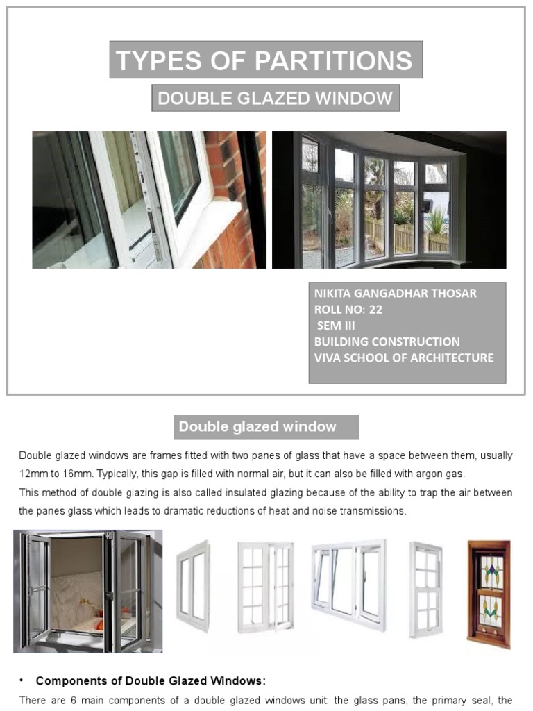 Double Glazed Window Overview | PDF | Window | Glasses