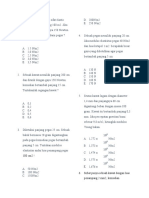 Soal Kelas XI Elastisitas