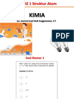 QUIZ 1 Struktur Atom