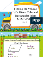 Finding The Volume of Cube and Rectangular Prsim Day 5