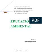 Educación ambiental: Importancia del ambiente y sus factores