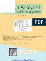 Telecharger Livre Circuit Analysis I With Matlab Applications