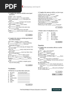 Elementary Unit Test 6: Grammar