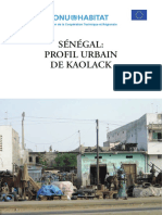 Senegal Profil Urbain de Kaolack