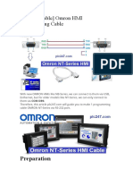 (Making Cable) Omron HMI Programming Cable: Preparation
