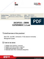 Worksheet - 1.3 Dbms Sarthak Verma Lab (20bcs3950)