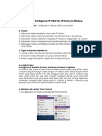 MODUL I Konfigurasi IP Address