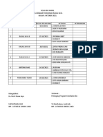 Jadwal Kunjungan Ke Desa Bulan Oktober 21