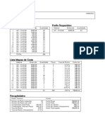 Lista de corte de perfis U4 em alumínio