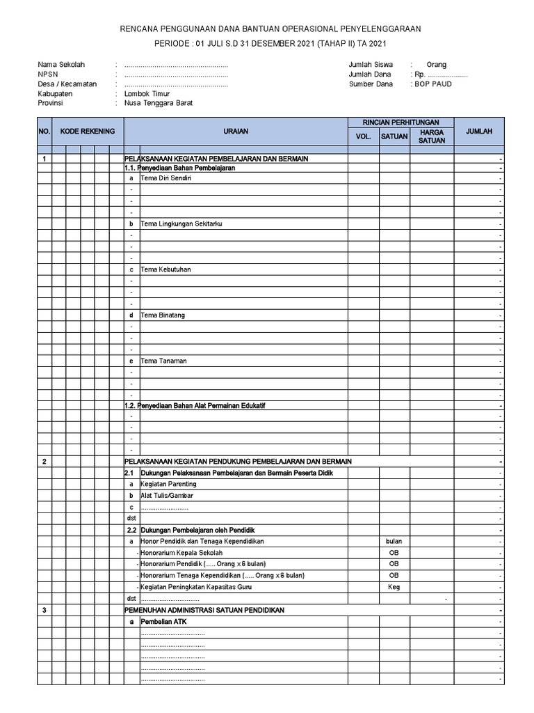 Contoh RPU 2 | PDF