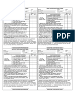 Health Declaration Form Health Declaration Form: Symptoms (Simtomas) YES NO Symptoms (Simtomas) YES NO