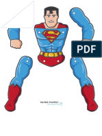 Superman Paper Puppet Mgulin