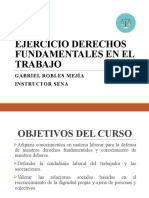 EJERCICIO DERECHOS FUNDAMENTALES EN EL TRABAJO - Clase 1