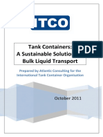 Tank Containers: A Sustainable Solution For Bulk Liquid Transport