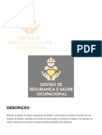 Gestão de Segurança e Saúde Ocupacional