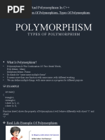 Polymorphism: Pointers and Polymorphism in C++