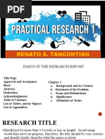 Practical Research Format