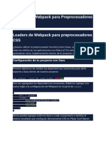 Loaders de Webpack para Preprocesadores CSS