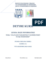 Detyre Kursi-Baze Informatike Xhuana Xhika