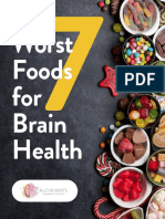 7 Brain Damaging Foodsto Avoid Scienceof Prevention