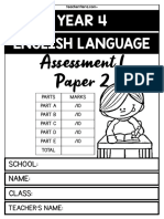 Year 4 English Language Assessment 1 Paper 2