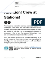 Attention! Crew at Stations!: This Article Is Also Available On and On The Safety First App For iOS and Android Devices