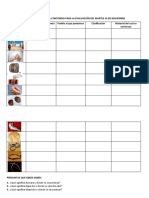 Tabla de Resumen Del Contenido para La Evaluación Del Martes 16 de Noviembre