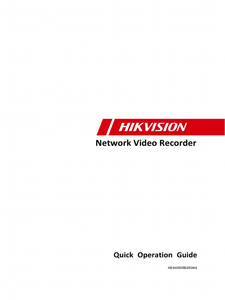 Network Video Recorder: Quick Operation Guide | PDF | Usb | Hdmi