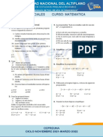 Cuadernillo - 1 Ra Semana Matematica