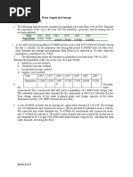 Water Supply and Sewage Assignment1. (10.pts) : Set by A.A.T