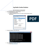 Setting Radio Comba Outdoor
